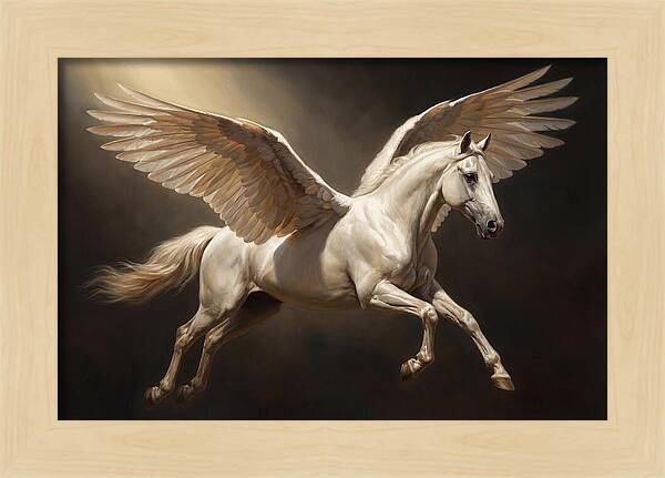 Ethereal Pegasus In Flight