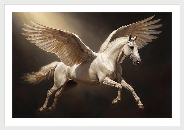 Ethereal Pegasus In Flight