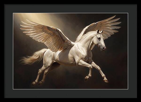 Ethereal Pegasus In Flight
