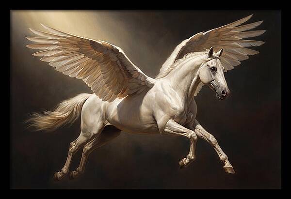 Ethereal Pegasus In Flight