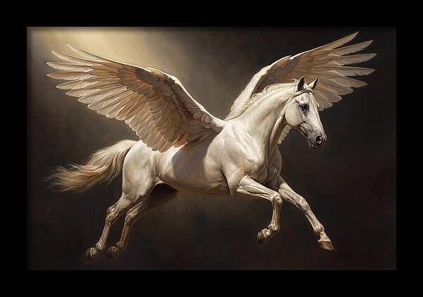 Ethereal Pegasus In Flight