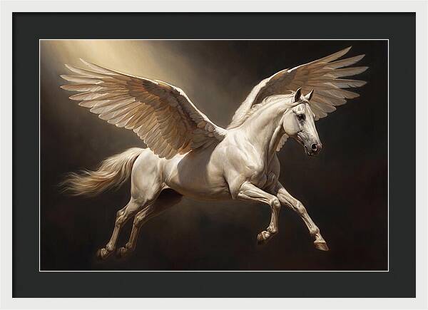 Ethereal Pegasus In Flight