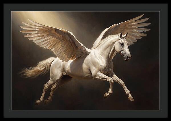 Ethereal Pegasus In Flight