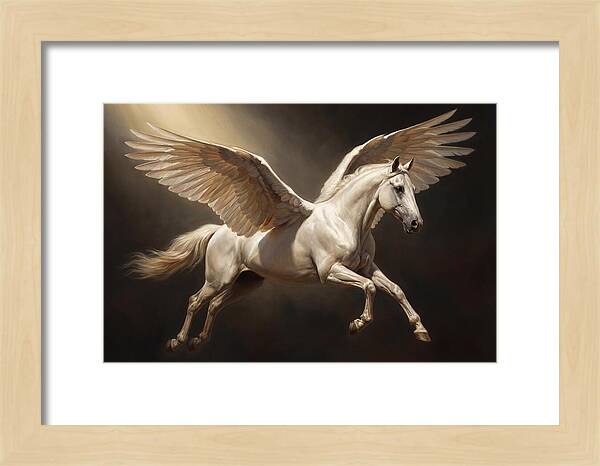 Ethereal Pegasus In Flight