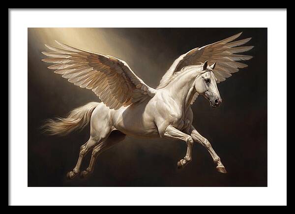 Ethereal Pegasus In Flight