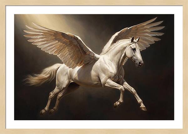 Ethereal Pegasus In Flight
