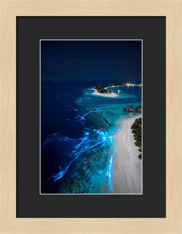 Ethereal Waves Under Starlit Skies