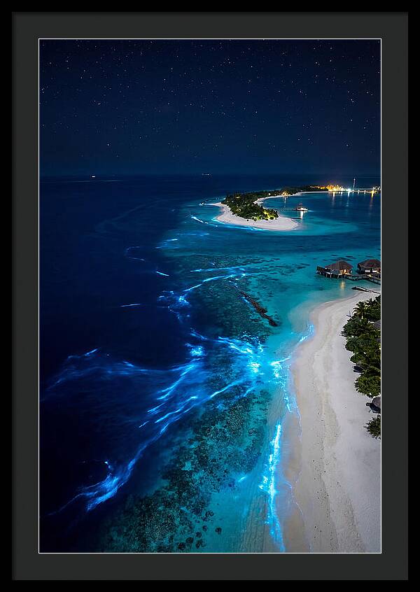 Ethereal Waves Under Starlit Skies