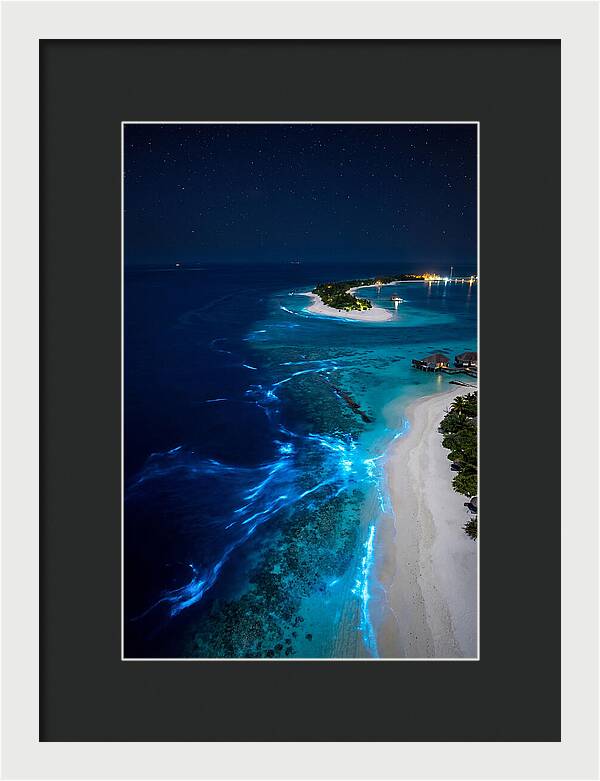 Ethereal Waves Under Starlit Skies