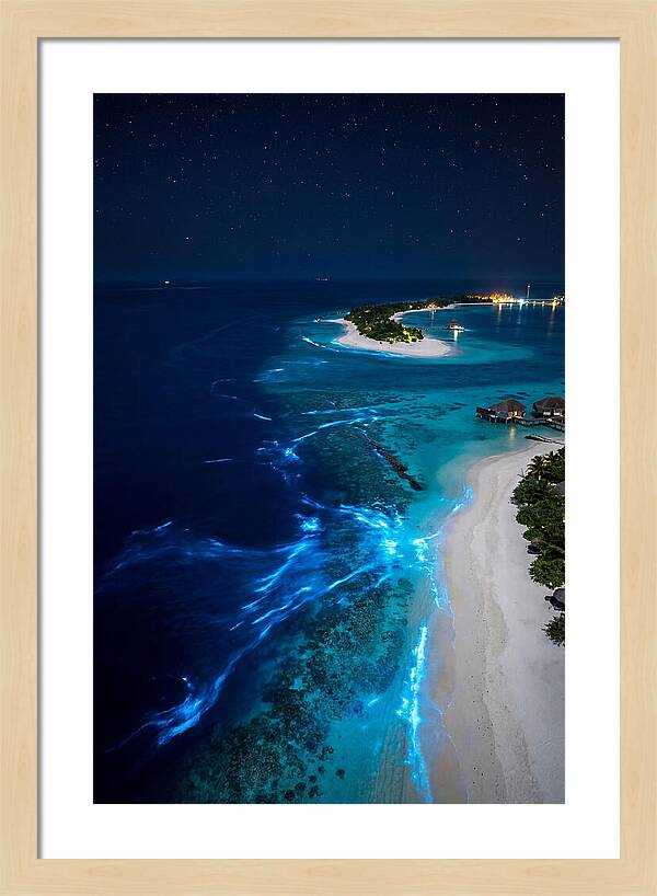 Ethereal Waves Under Starlit Skies
