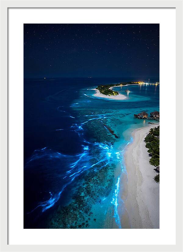 Ethereal Waves Under Starlit Skies