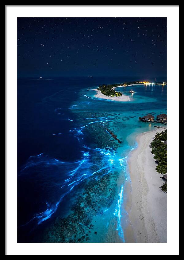 Ethereal Waves Under Starlit Skies