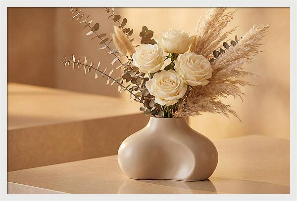 Eucalyptus And Rose Arrangement
