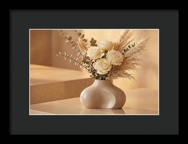 Eucalyptus And Rose Arrangement