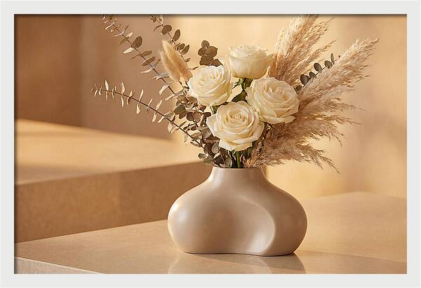 Eucalyptus And Rose Arrangement