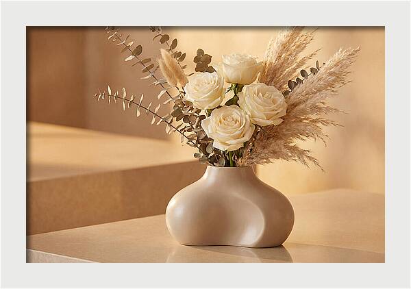 Eucalyptus And Rose Arrangement