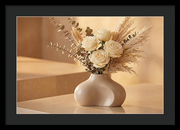 Eucalyptus And Rose Arrangement