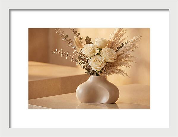 Eucalyptus And Rose Arrangement