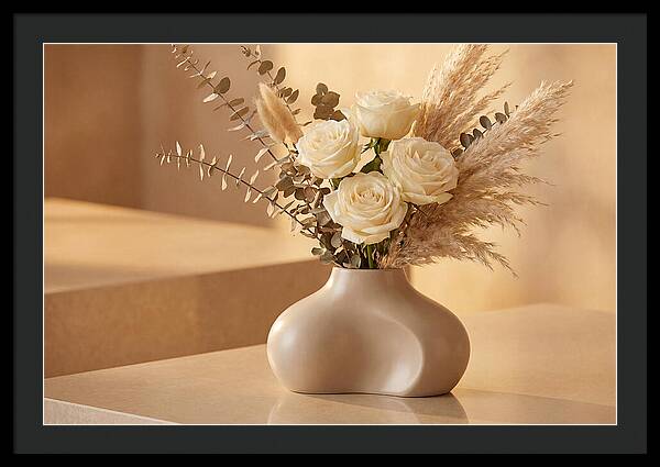 Eucalyptus And Rose Arrangement