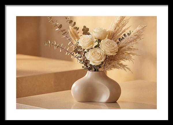 Eucalyptus And Rose Arrangement