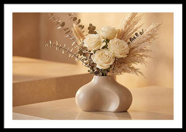Eucalyptus And Rose Arrangement