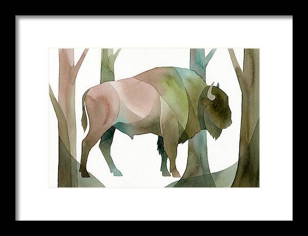 European Bison In Nature