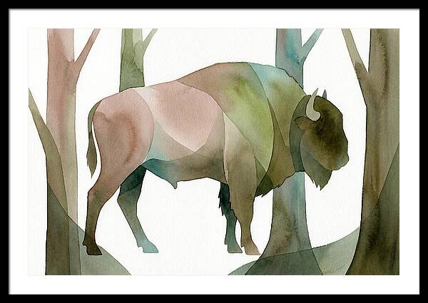European Bison In Nature