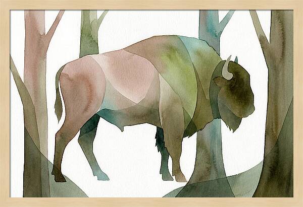 European Bison In Nature