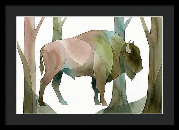 European Bison In Nature