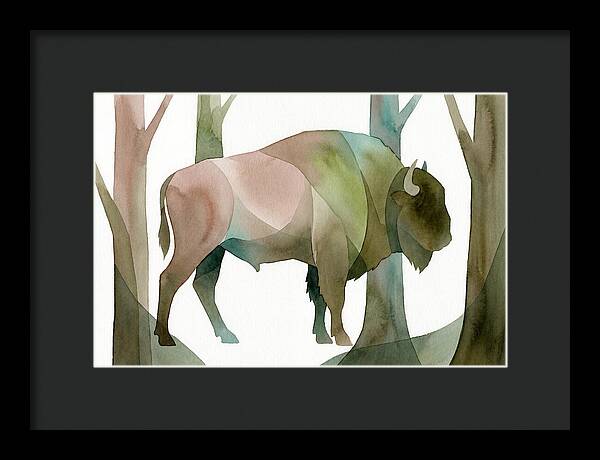 European Bison In Nature