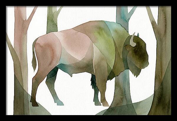 European Bison In Nature