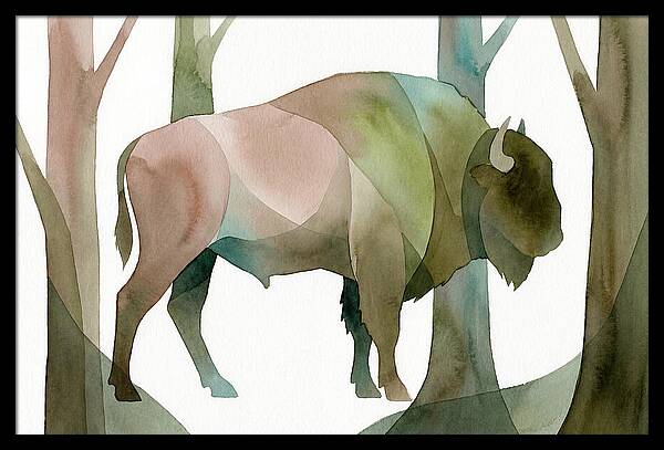 European Bison In Nature