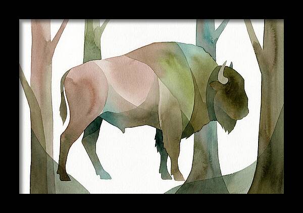 European Bison In Nature