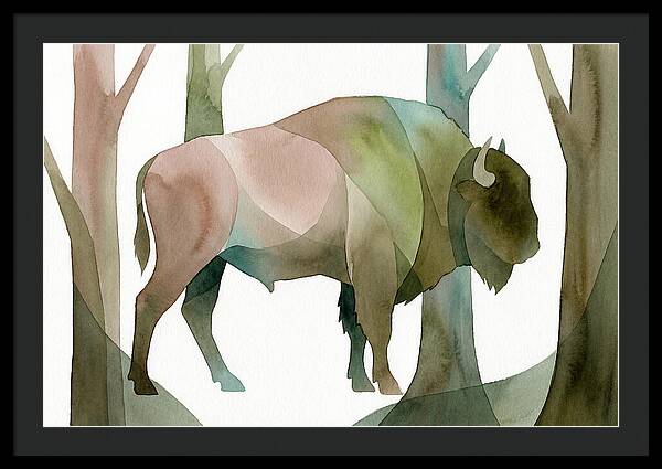 European Bison In Nature