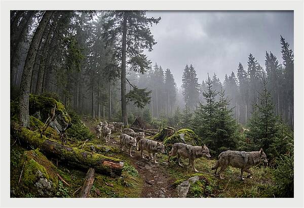 European Wolves In The Carpathians