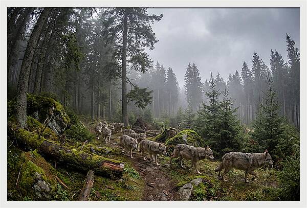 European Wolves In The Carpathians