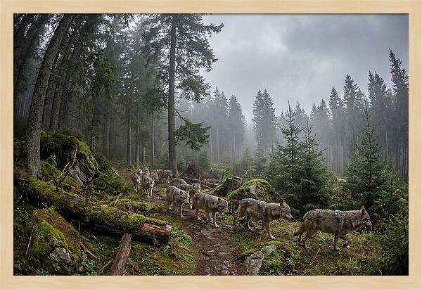 European Wolves In The Carpathians