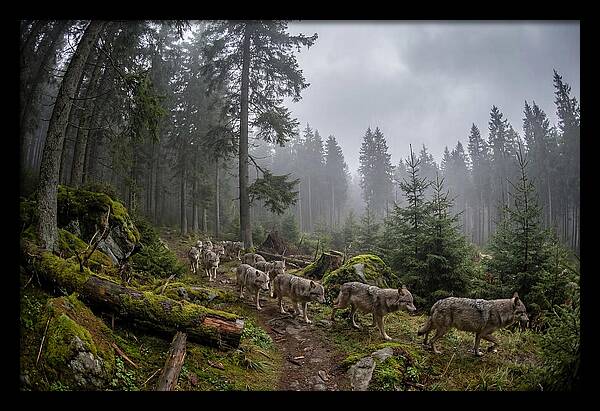 European Wolves In The Carpathians