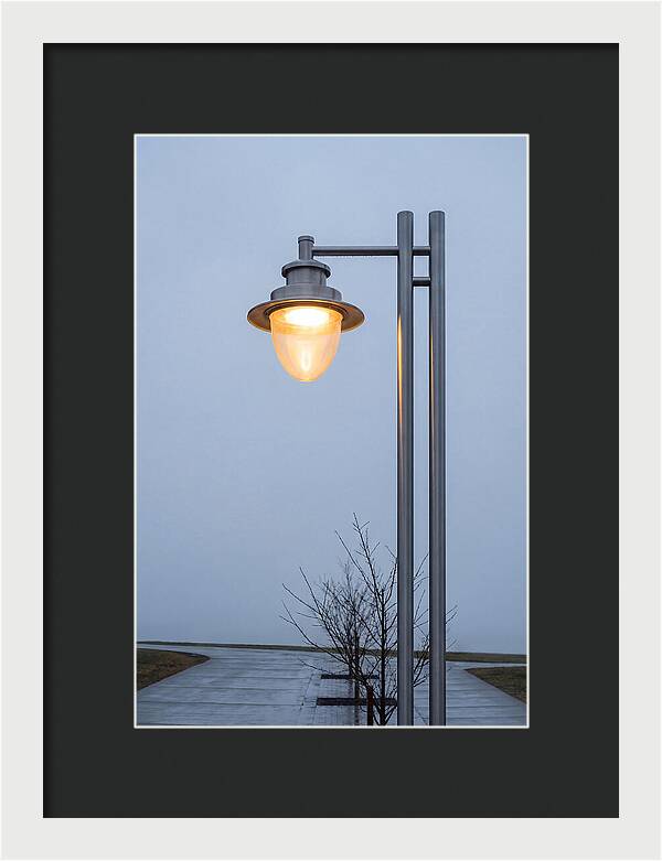 Evening Glow Of A Lamppost