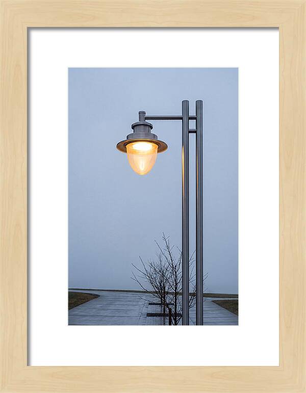 Evening Glow Of A Lamppost