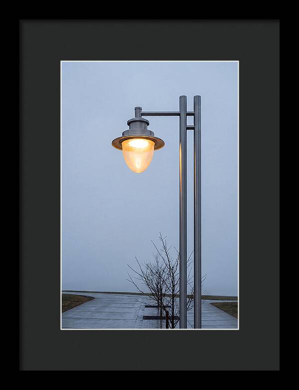 Evening Glow Of A Lamppost