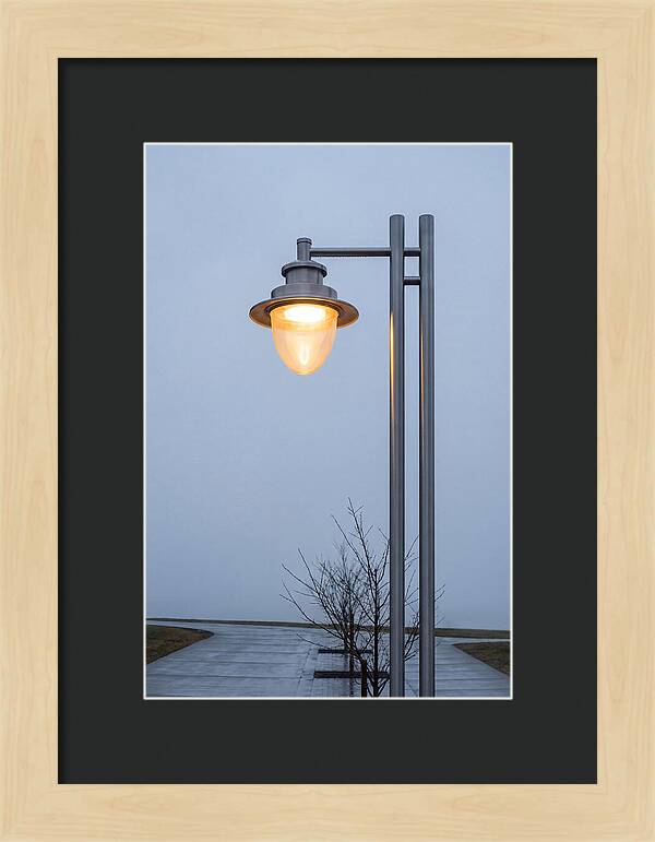 Evening Glow Of A Lamppost