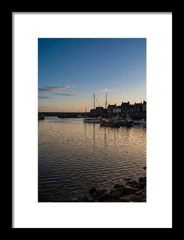 Evening Glow On Calm Harbor