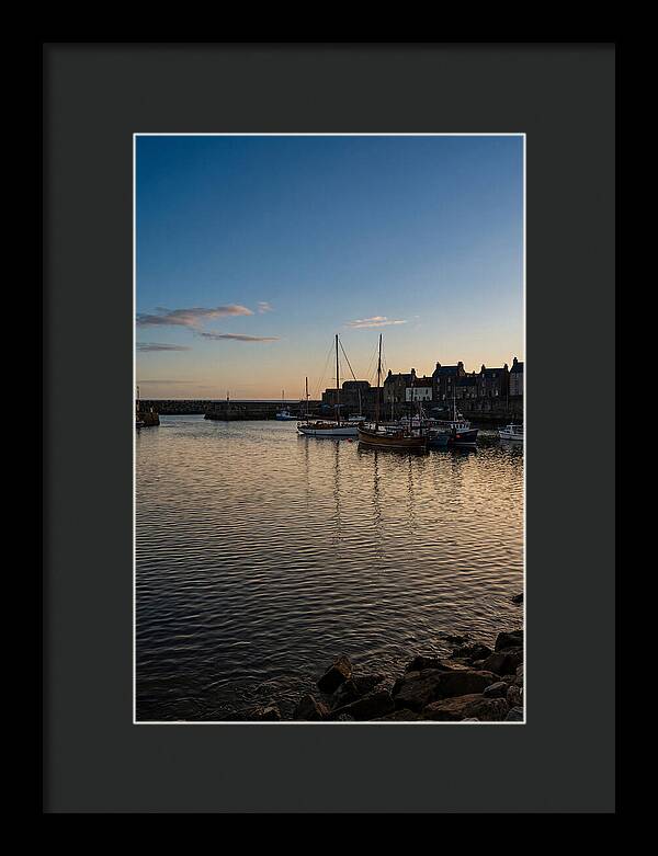 Evening Glow On Calm Harbor
