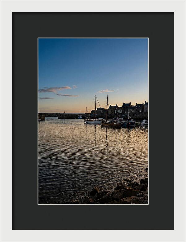 Evening Glow On Calm Harbor