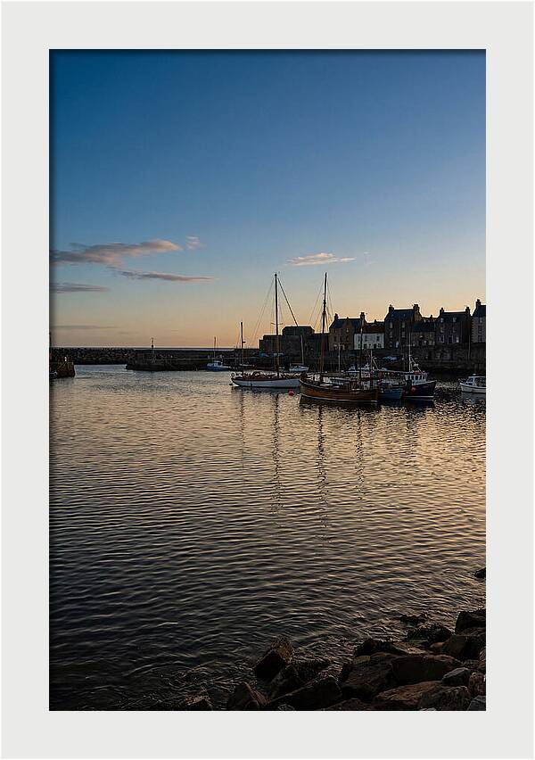 Evening Glow On Calm Harbor