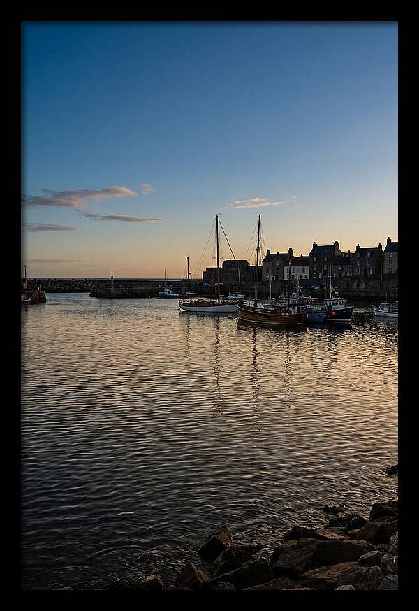 Evening Glow On Calm Harbor