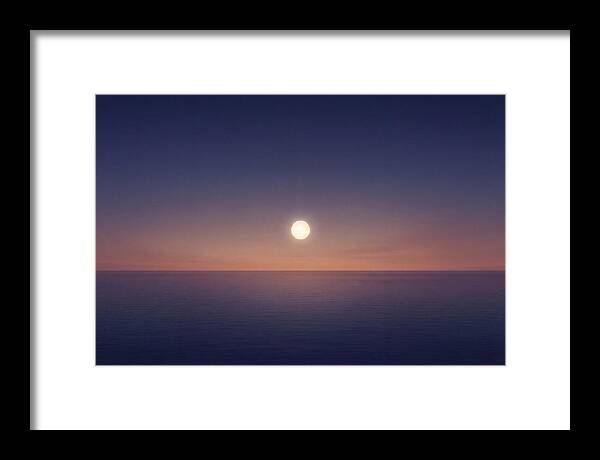 Evening Star Above Ocean Horizon