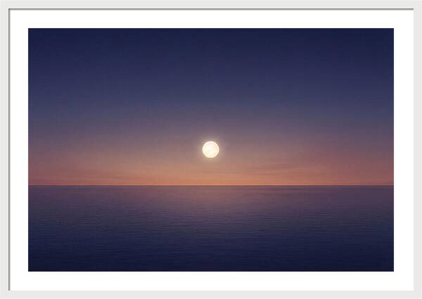 Evening Star Above Ocean Horizon