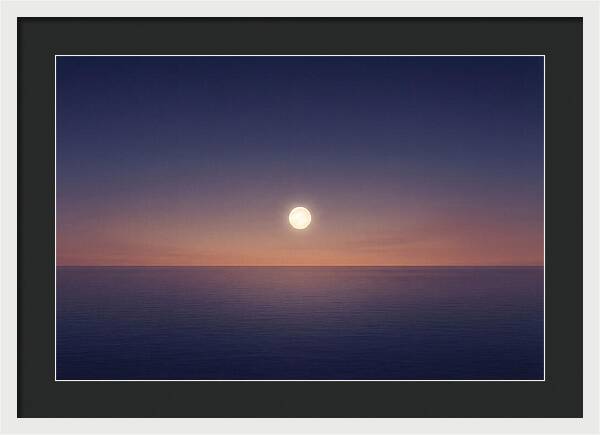 Evening Star Above Ocean Horizon